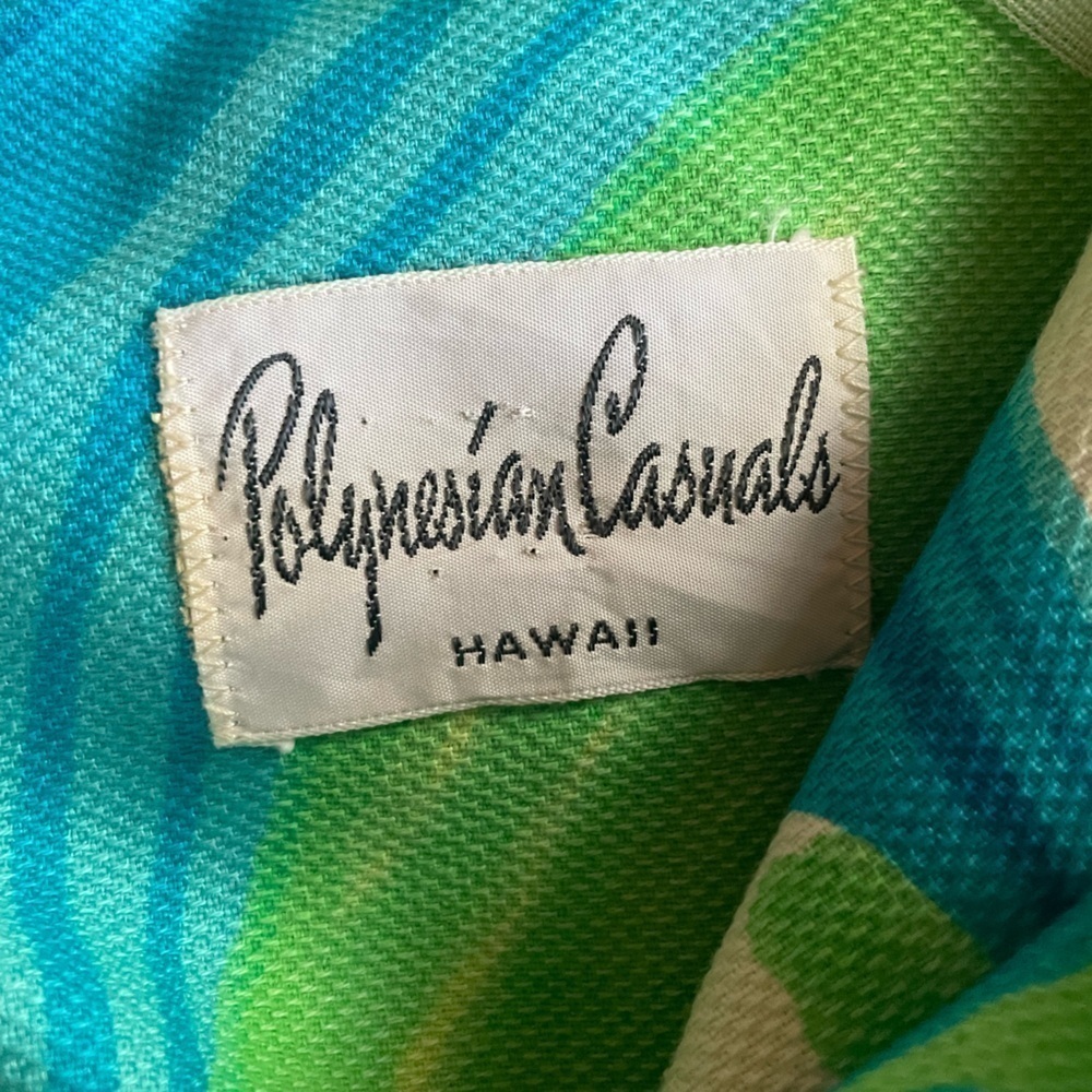 Vintage 60s 70’s retro Hawaiian 🌺 waterfall maxi dress - Picture 6 of 6